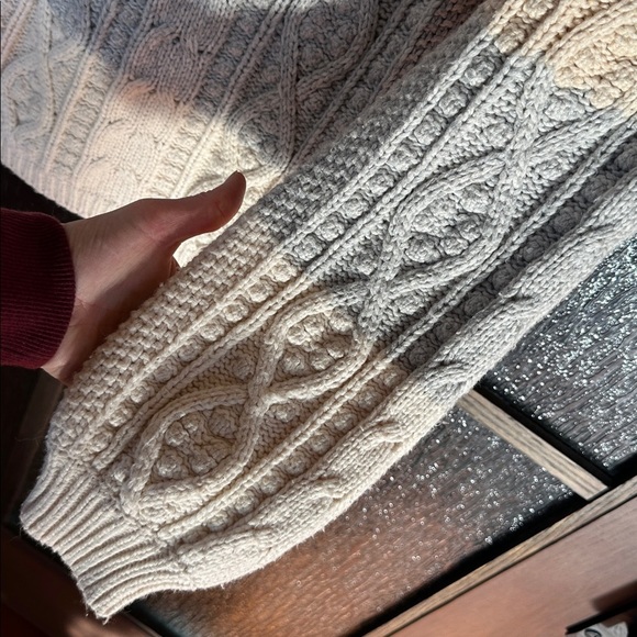 La Vie Rebecca Taylor Cable Striped Pullover sweater size XL - Picture 8 of 8